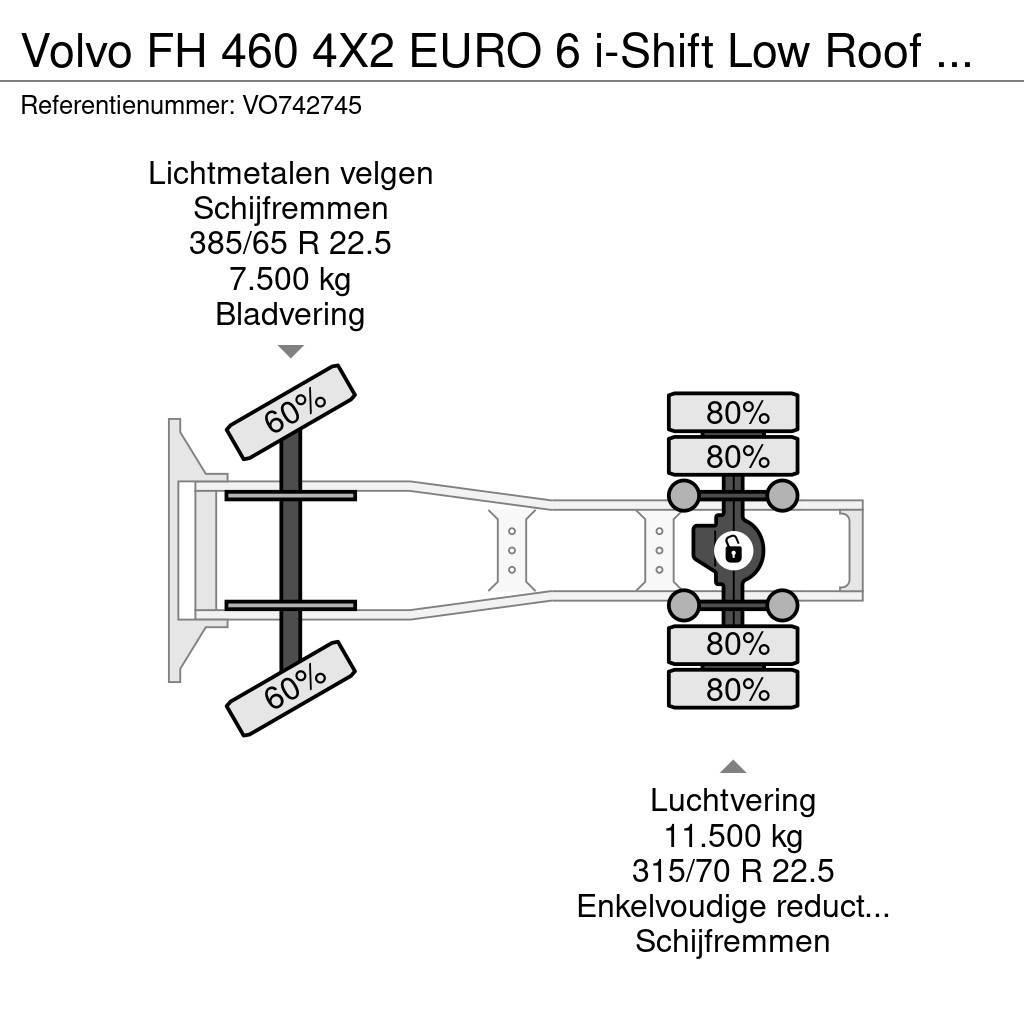 Volvo FH 460 4X2 EURO 6 i-Shift Low Roof APK Ciągniki siodłowe