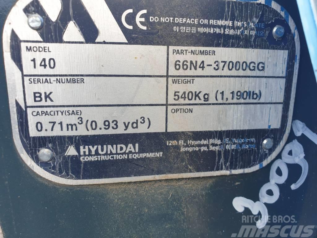Hyundai Excavator digging bucket 140 66N4-37000GG Łyżki do ładowarek