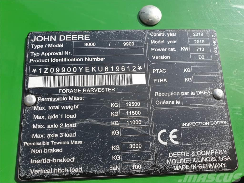 John Deere 9900 Kombajny silosowe