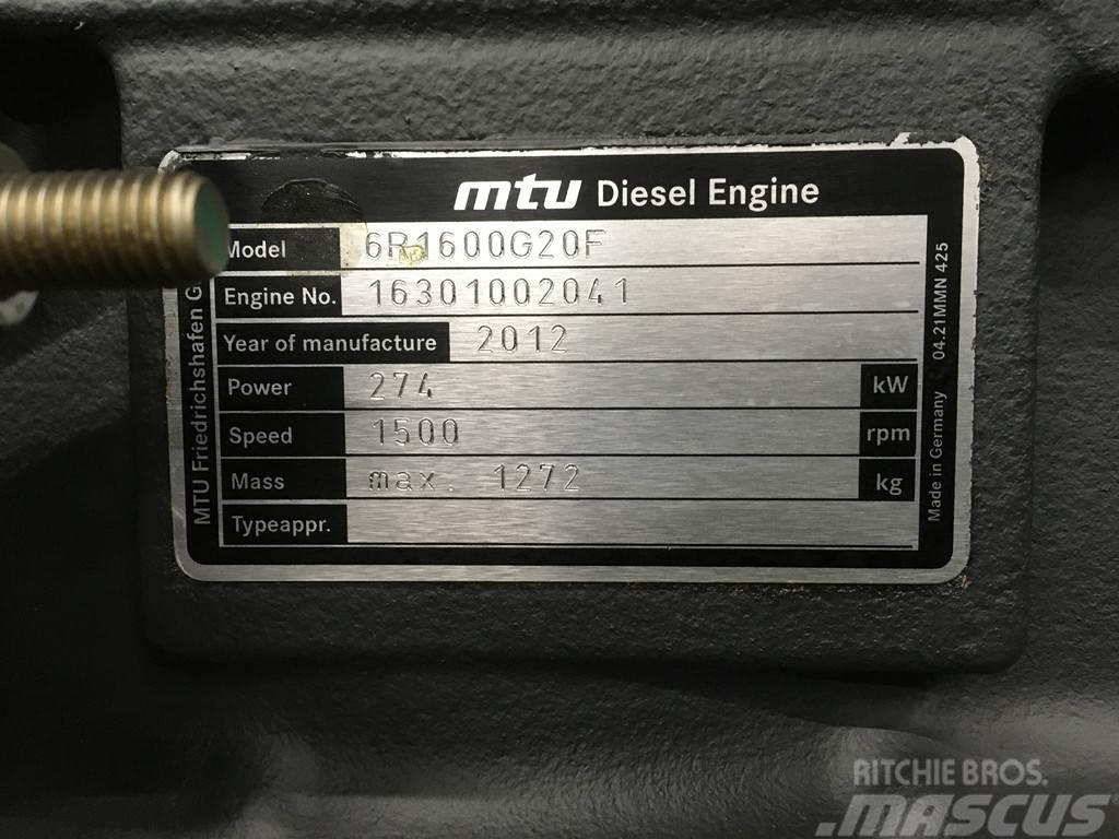 MTU 6R1600 G20F NEW Silniki