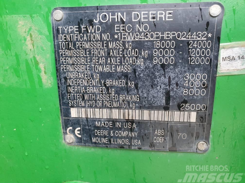 John Deere 9430 Ciągniki rolnicze