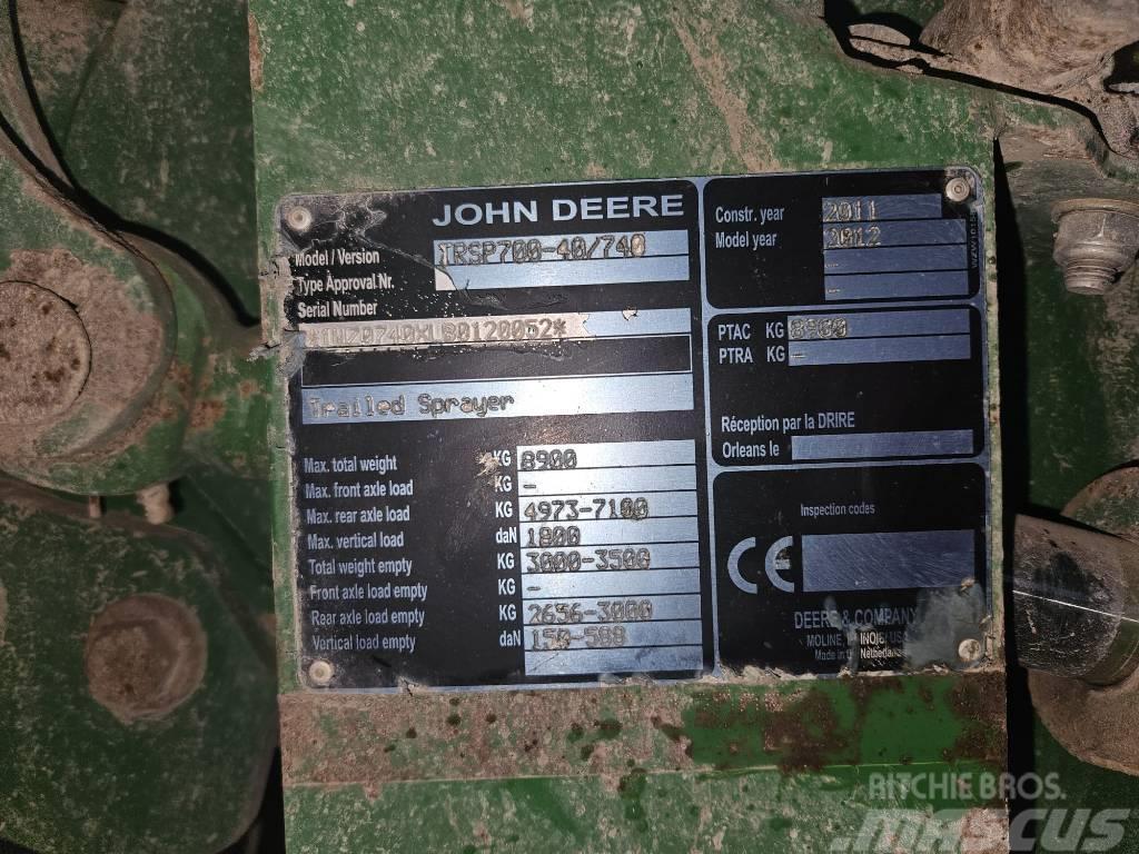John Deere 740 Opryskiwacze zaczepiane