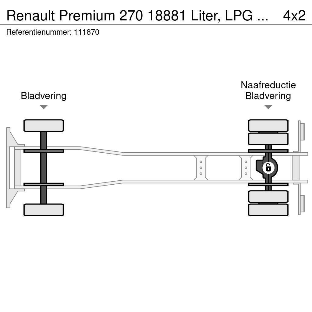 Renault Premium 270 18881 Liter, LPG GPL, Gas tank, Steel Cysterna