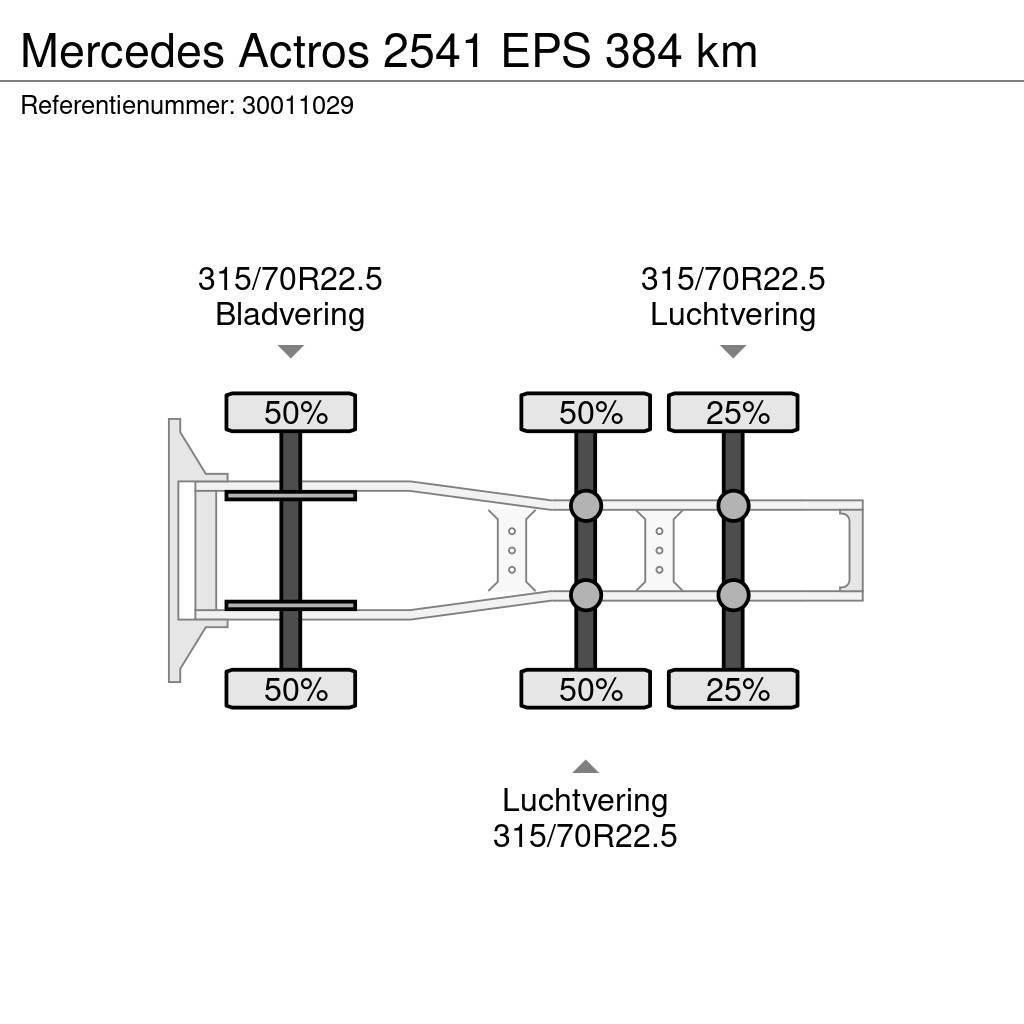 Mercedes-Benz Actros 2541 EPS 384 km Ciągniki siodłowe