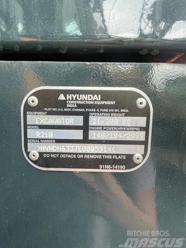 Hyundai R210 Koparki gąsienicowe