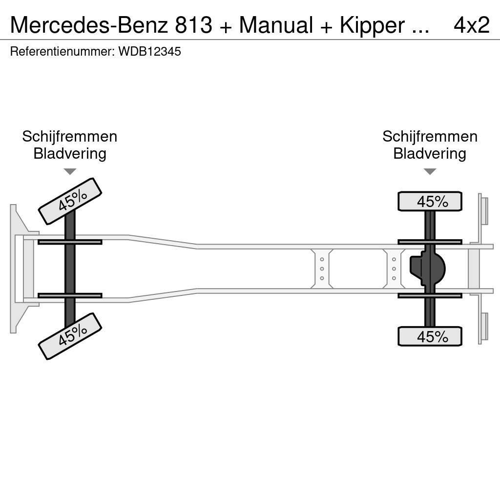 Mercedes-Benz 813 + Manual + Kipper + 4x4 Wywrotki