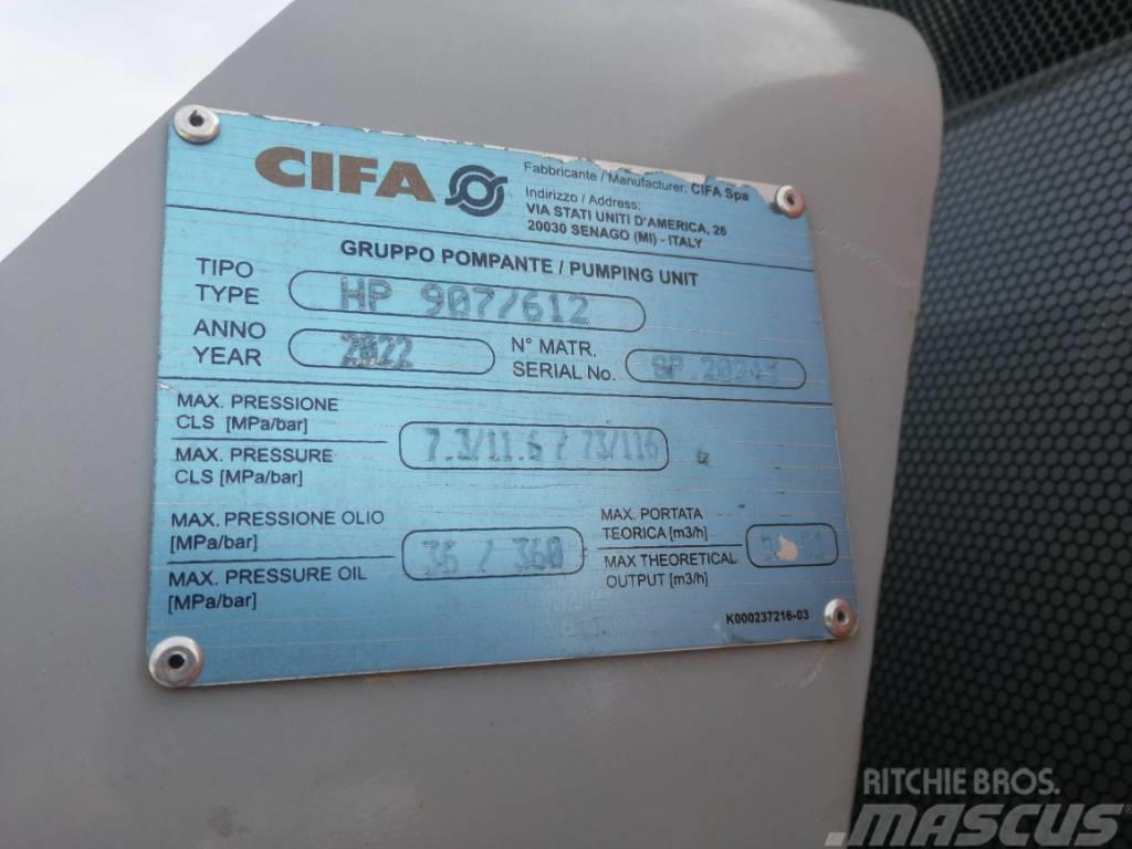 Cifa PC 907/612 D8 Wysięgniki do dystrybucji betonu