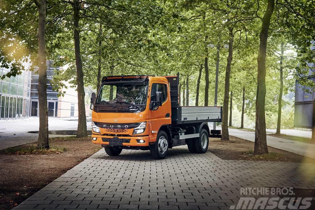 Fuso eCanter 4,25t med 100% eldrift Ciężarówki typu Platforma / Skrzynia