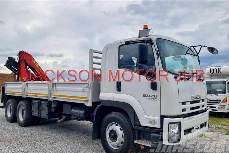 Isuzu FVZ1400,6x4, DOUBLE DIFF WITH DROPSIDE AND CRANE Inne