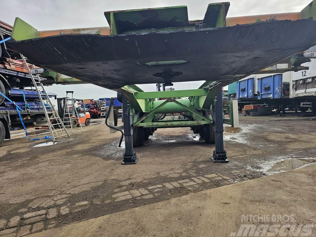 Renders Euro 700 2 axle 20 ft chassis air susp merccedes d Naczepy do transportu kontenerów