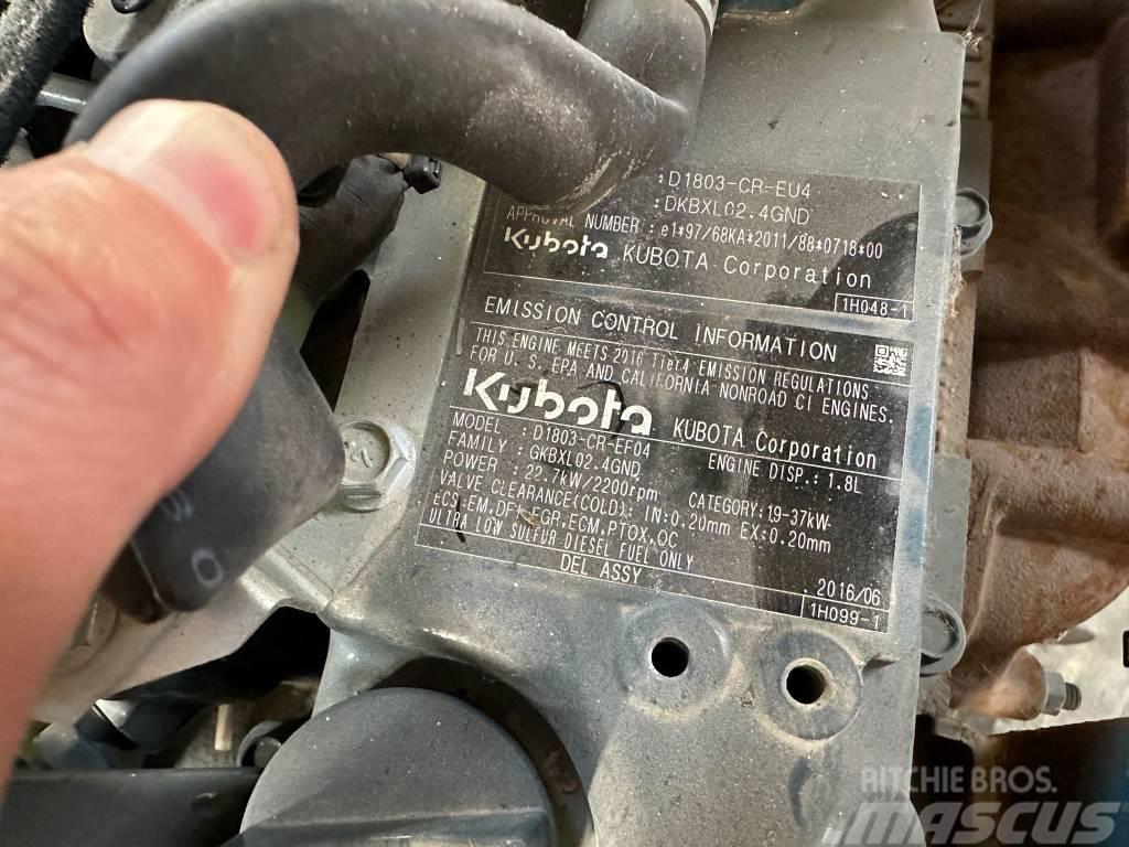 Kubota D1803-CR-EF04 ENGINE Silniki