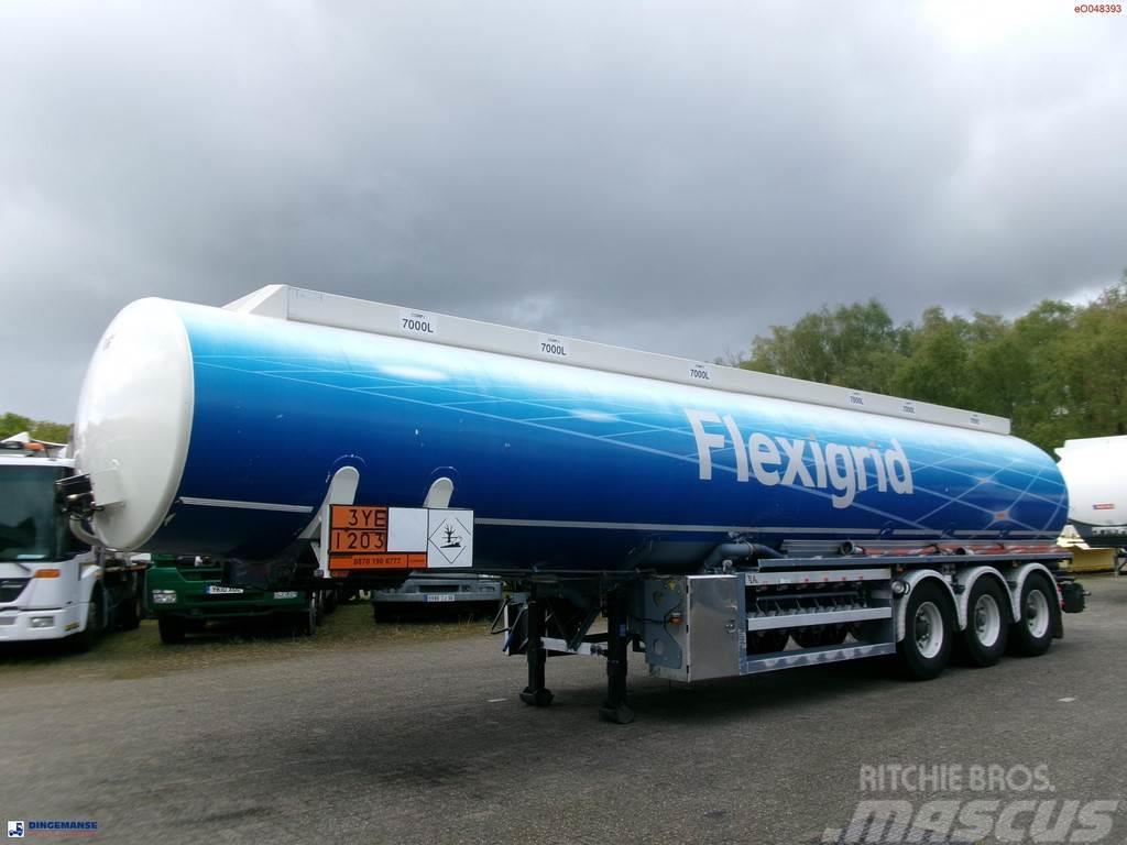 LAG Fuel tank alu 44.5 m3 / 6 comp + pump Naczepy cysterna