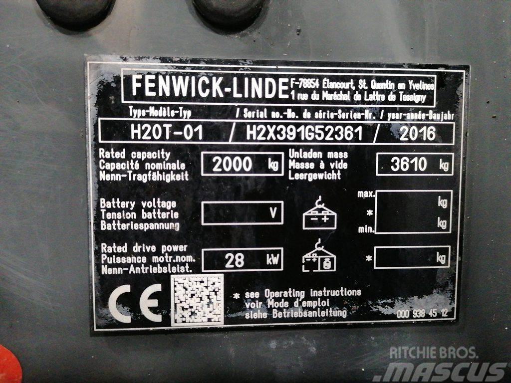 Linde H20T-01 Wózki LPG