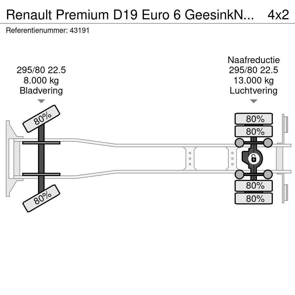 Renault Premium D19 Euro 6 GeesinkNorba MF 300, 16m³ Śmieciarki