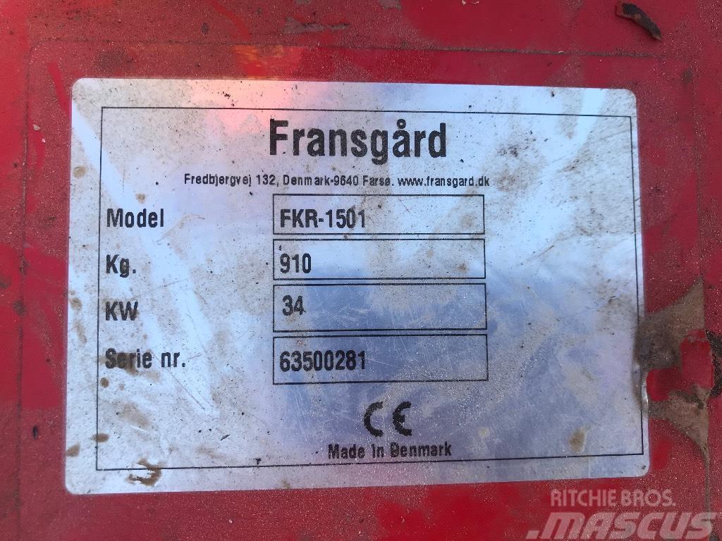 Fransgård FKR 1501 Kosiarki łąkowe i wykaszarki
