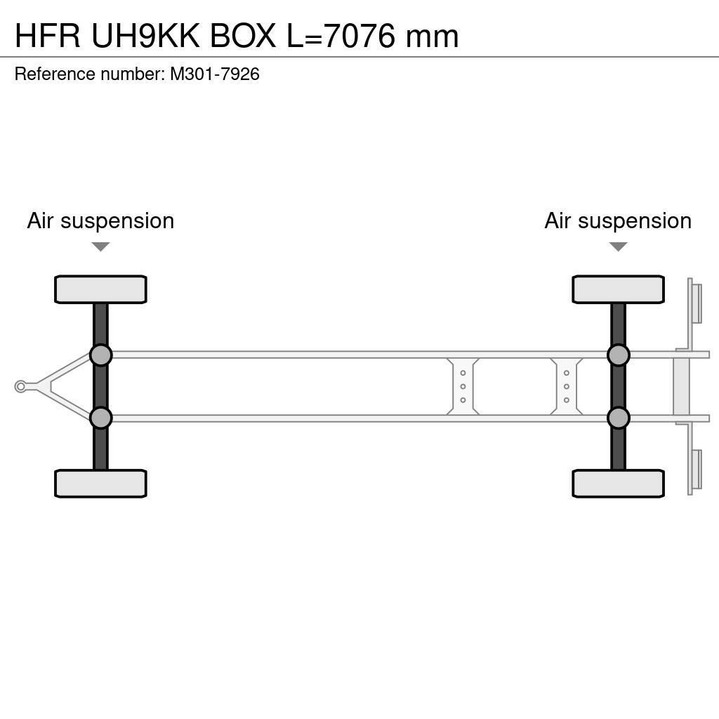 HFR UH9KK BOX L=7076 mm Przyczepy ze skrzynią zamkniętą