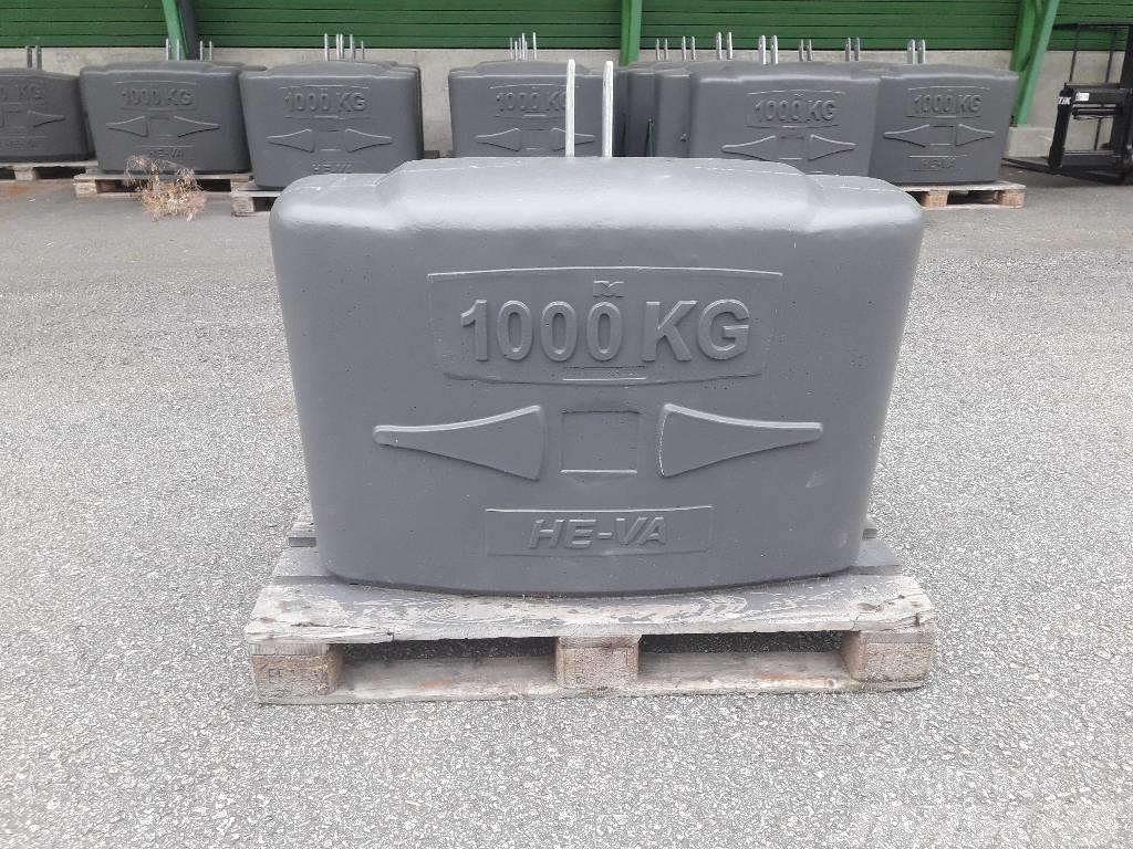 He-Va Etupaino 1000kg Przednie obciążniki