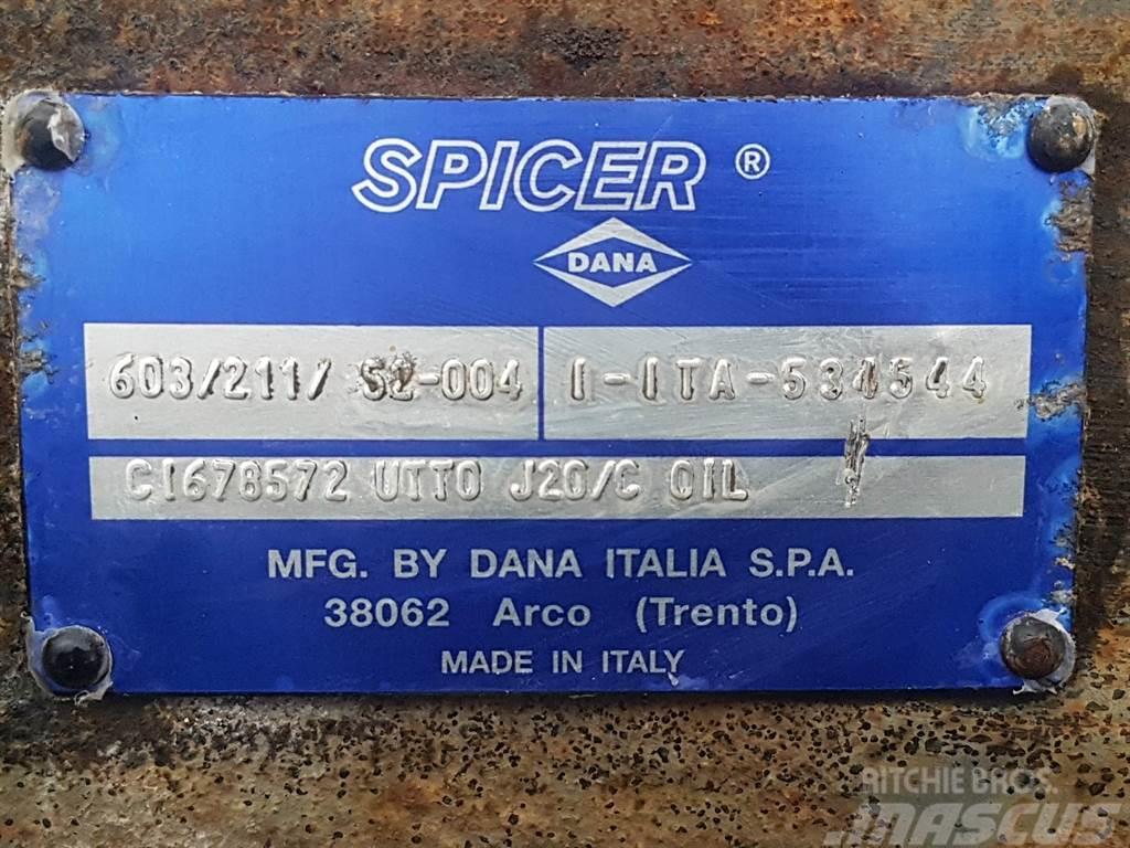 Manitou 180ATJ-Spicer Dana 603/211/52-004-Axle/Achse/As Mosty, wały i osie