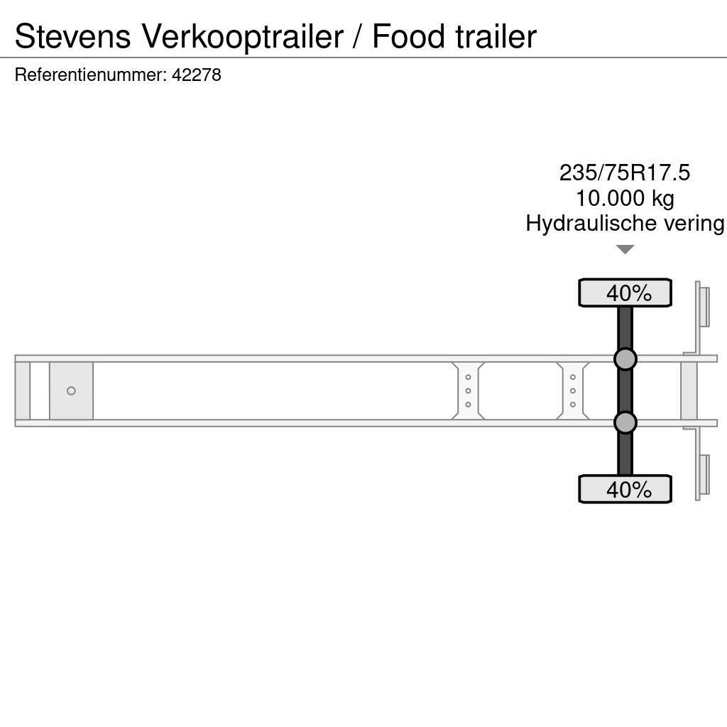 Stevens Verkooptrailer / Food trailer Naczepy chłodnie