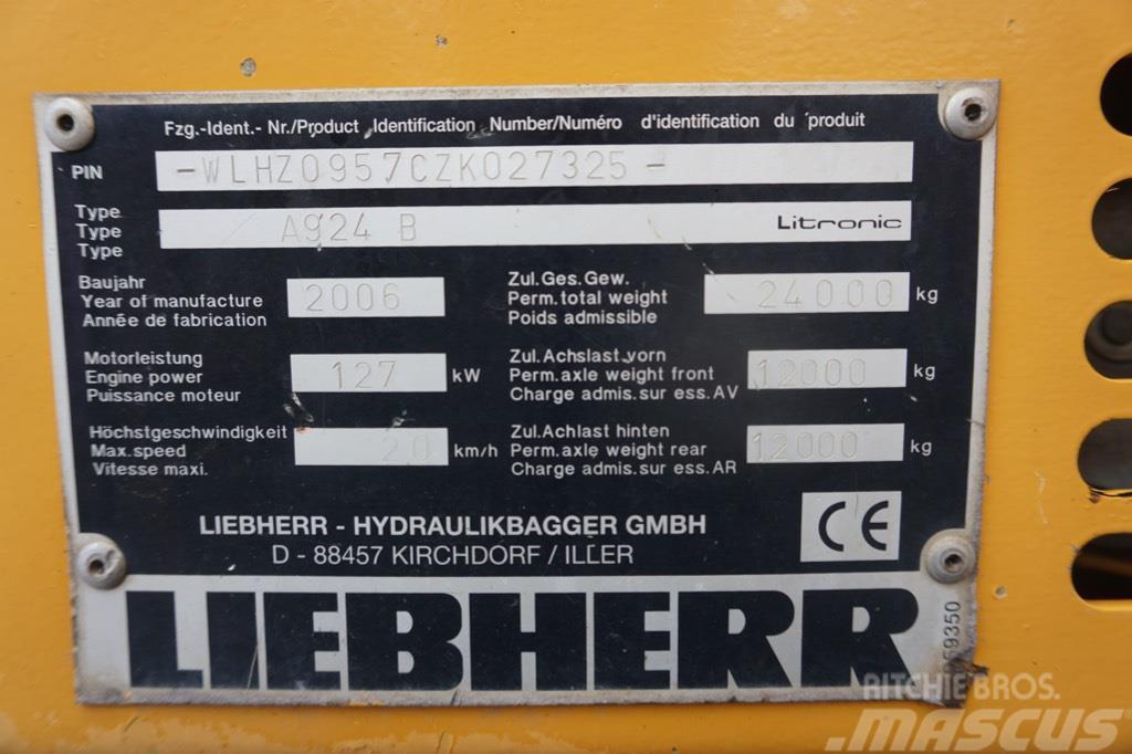 Liebherr A 924 B Litronic Koparki do złomu / koparki przemysłowe