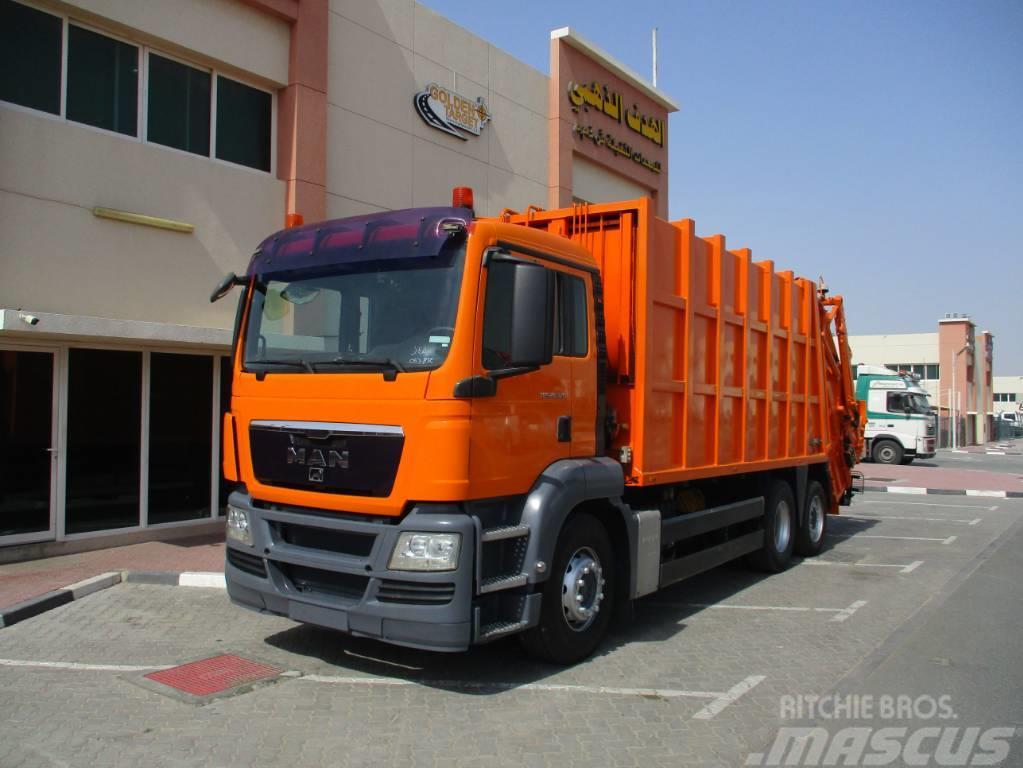 MAN TGS 28.320 6×2 Garbage Truck 2008 Śmieciarki