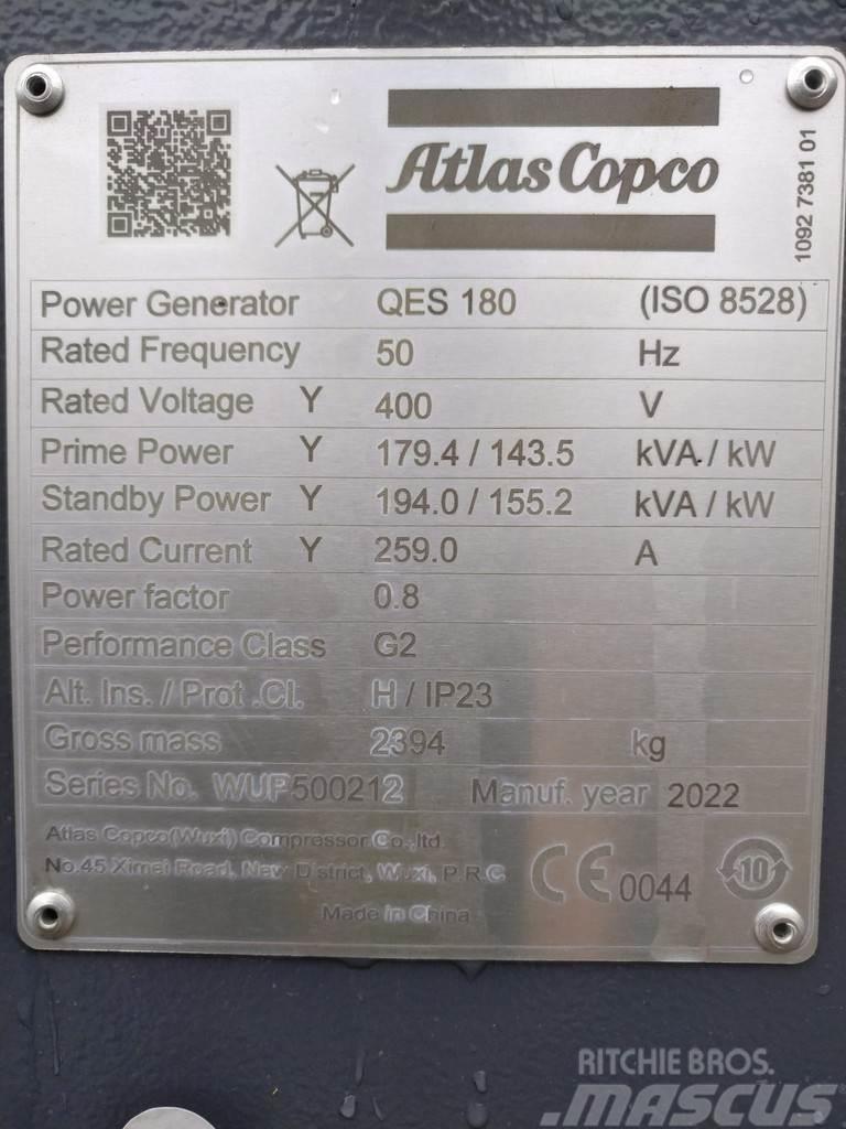 Atlas Copco QES 180 Agregaty prądotwórcze Diesla