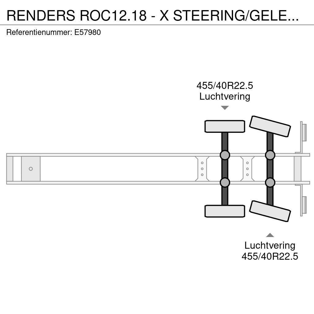 Renders ROC12.18 - X STEERING/GELENKT/GESTUURD Platformy / Naczepy z otwieranymi burtami