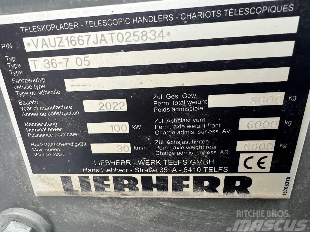 Liebherr T36-7 Ładowarki teleskopowe