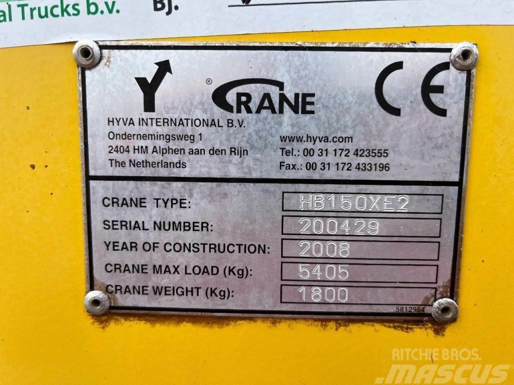 Hyva HB150 XE2 Crane / Kraan / Autolaadkraan / Ladekran Żurawie szosowo-terenowe
