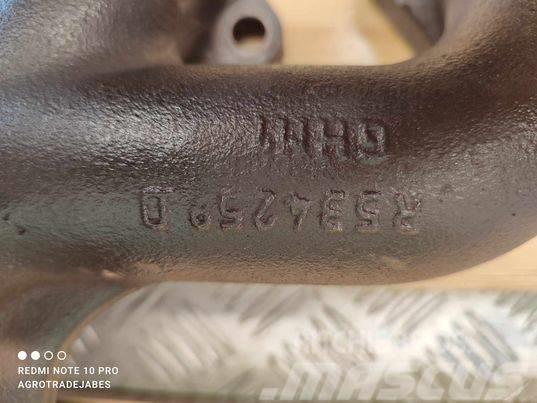John Deere 6068 HRT 90 (R534259) exhaust manifold Silniki