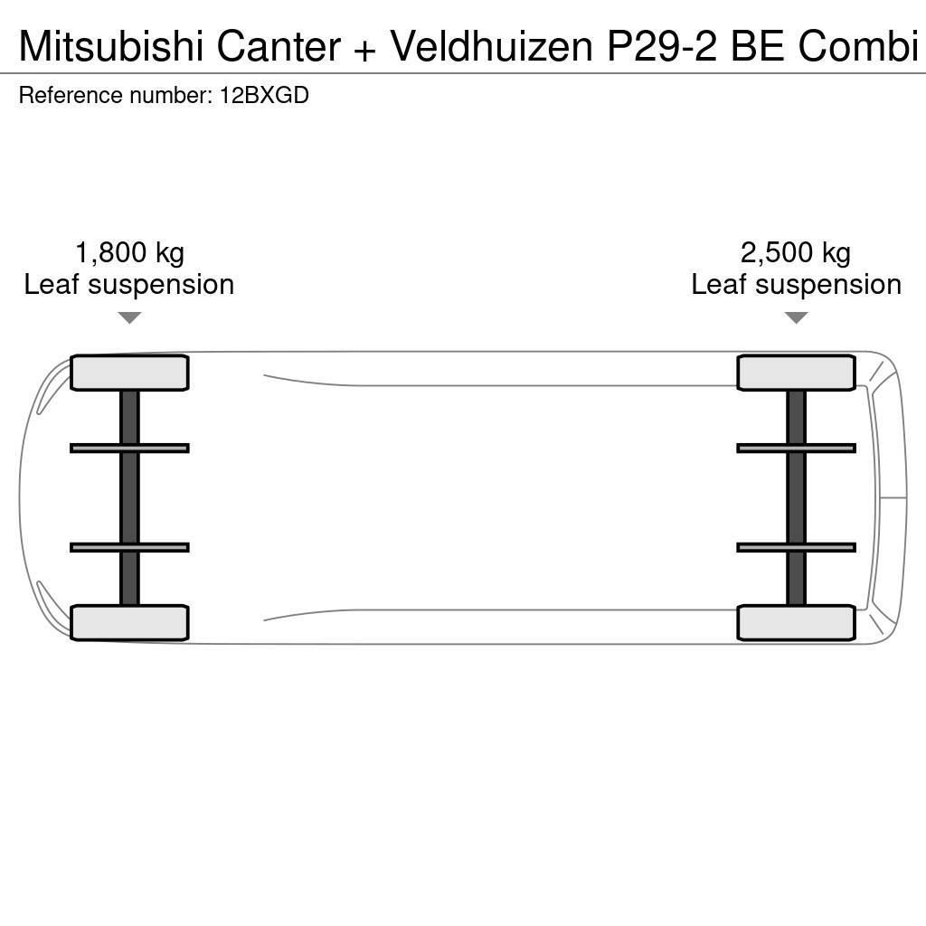 Mitsubishi Canter + Veldhuizen P29-2 BE Combi Inne