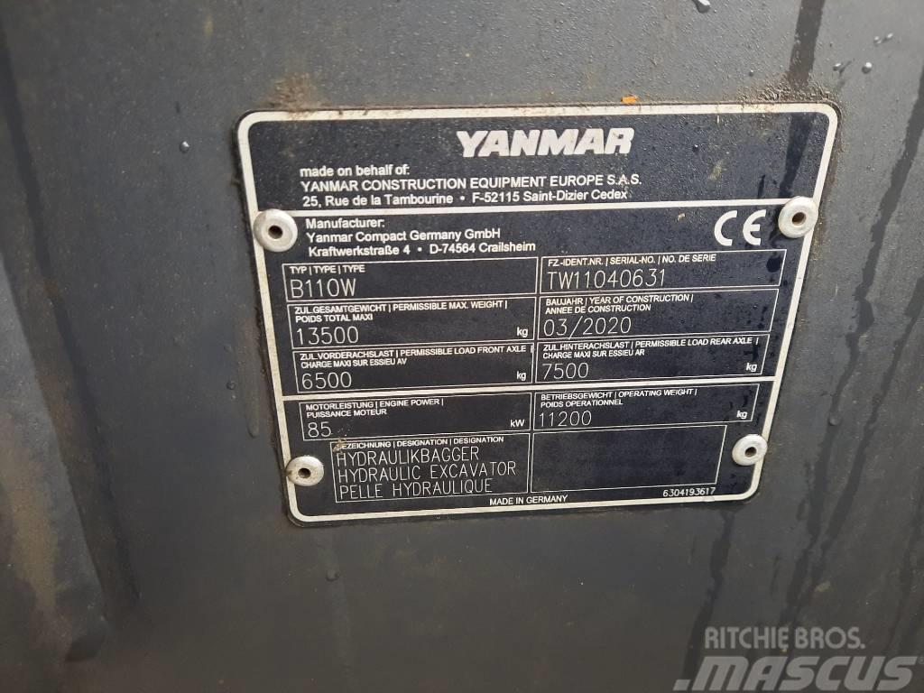Yanmar B 110 W Koparki kołowe