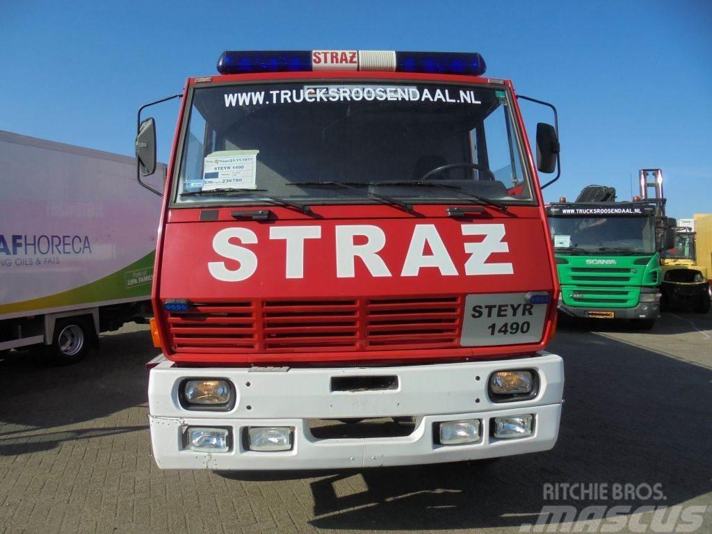 Steyr 1490 + Manual + 6X6 + 16000 L + TATRA Wozy strażackie