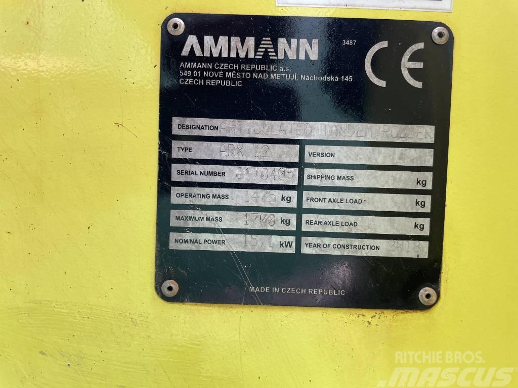Ammann ARX 12 Walce dwubębnowe
