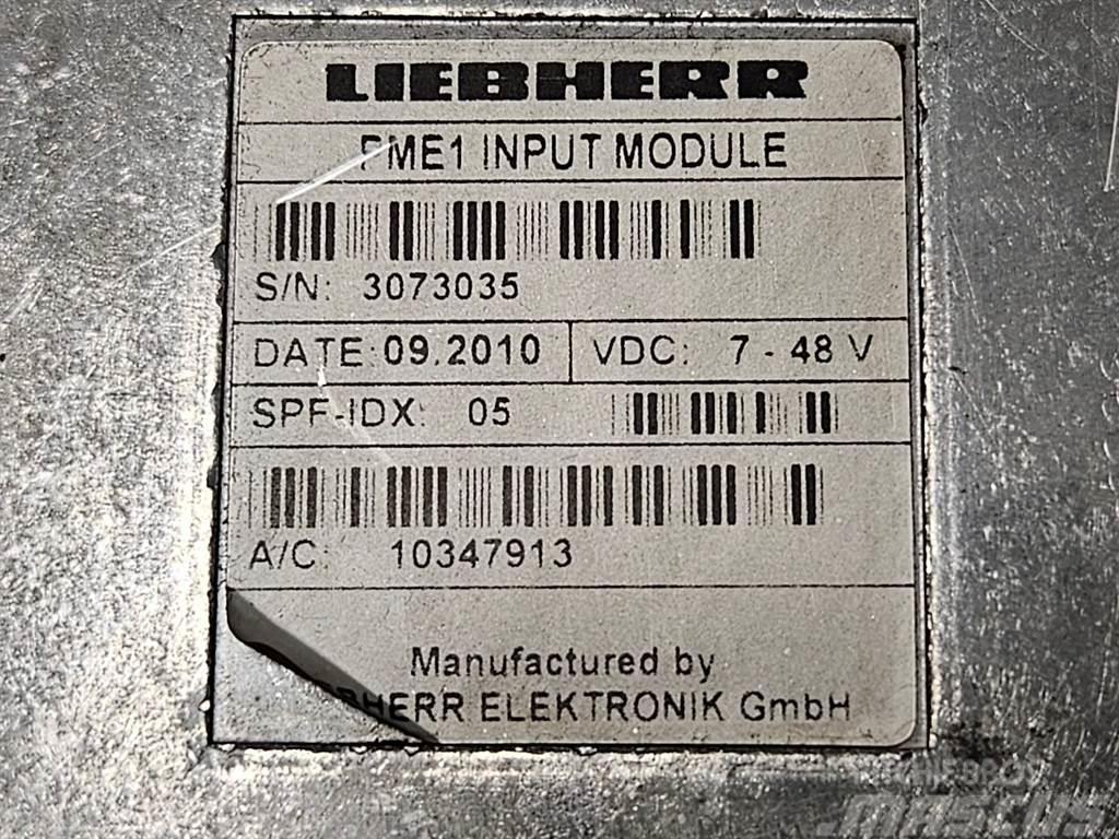 Liebherr LH80-10347913-PME1 INPUT-Control box/Steuermodul Elektronika