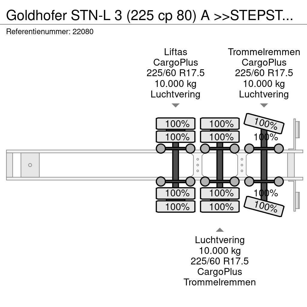 Goldhofer STN-L 3 (225 cp 80) A >>STEPSTAR<< (CARGOPLUS® tyr Naczepy niskopodłogowe