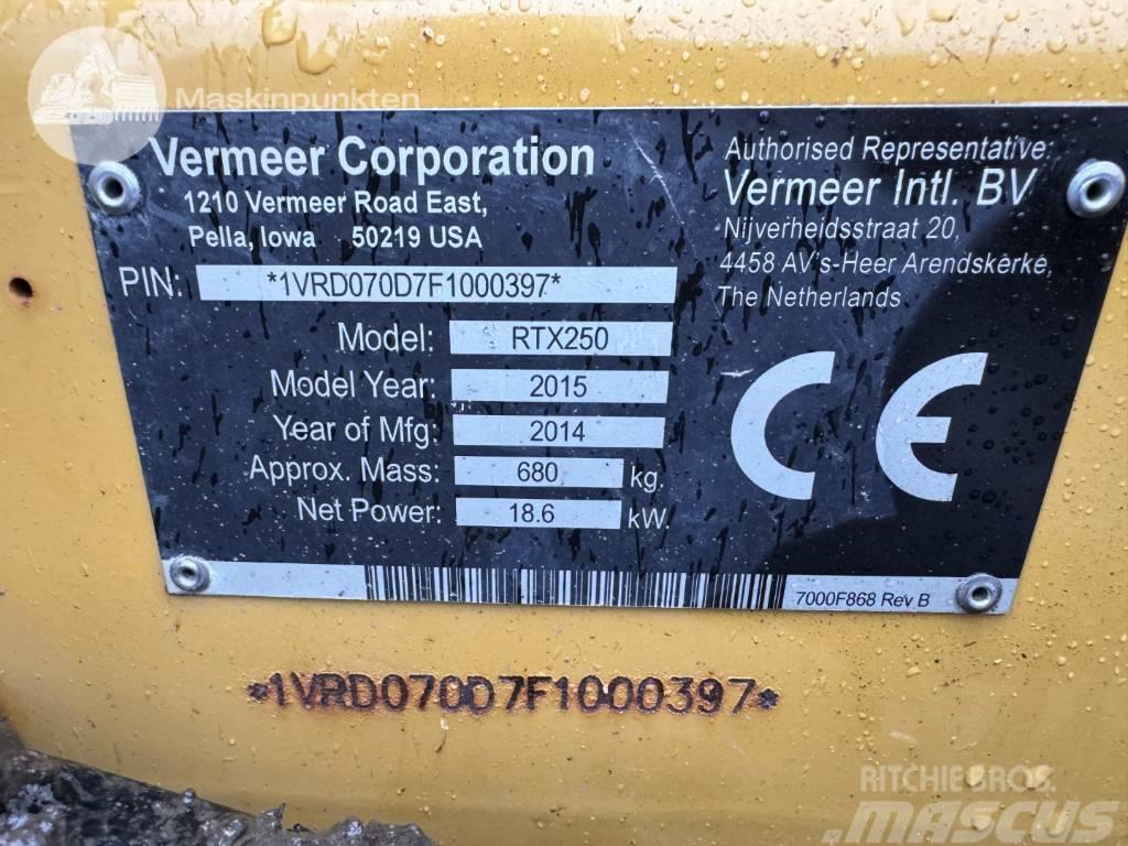 Vermeer RTX250 Koparki łańcuchowe