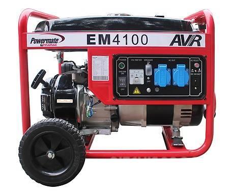  Powermate by Pramac EM4100 Agregaty prądotwórcze benzynowe