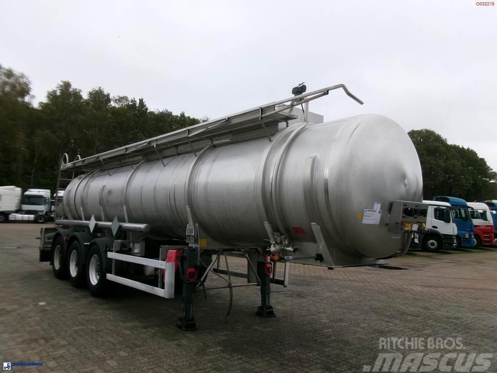 Parcisa Chemical tank inox L4BH 21.2 m3 / 1 comp / Naczepy cysterna
