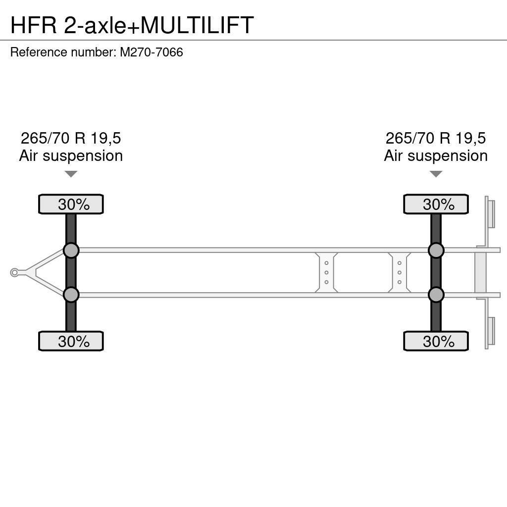 HFR 2-axle+MULTILIFT Inne przyczepy