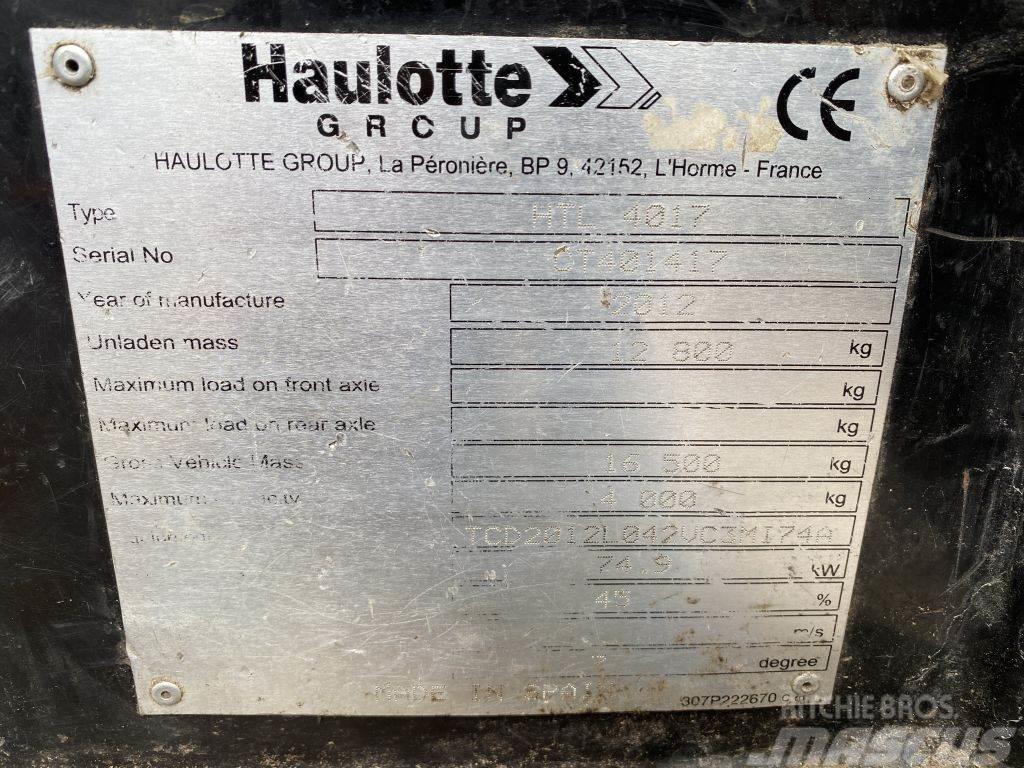 Haulotte HTL 4017 - 4X4X4 - 5.617 HOURS - 17 METER - 4.000 Ładowarki teleskopowe