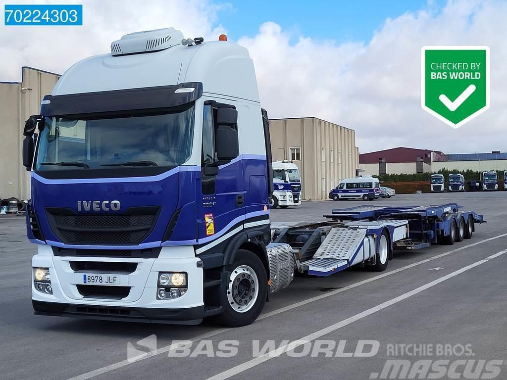 Iveco Stralis 500 4X2 ROLFO Truck transporter Standklima Pojazdy do transportu samochodów