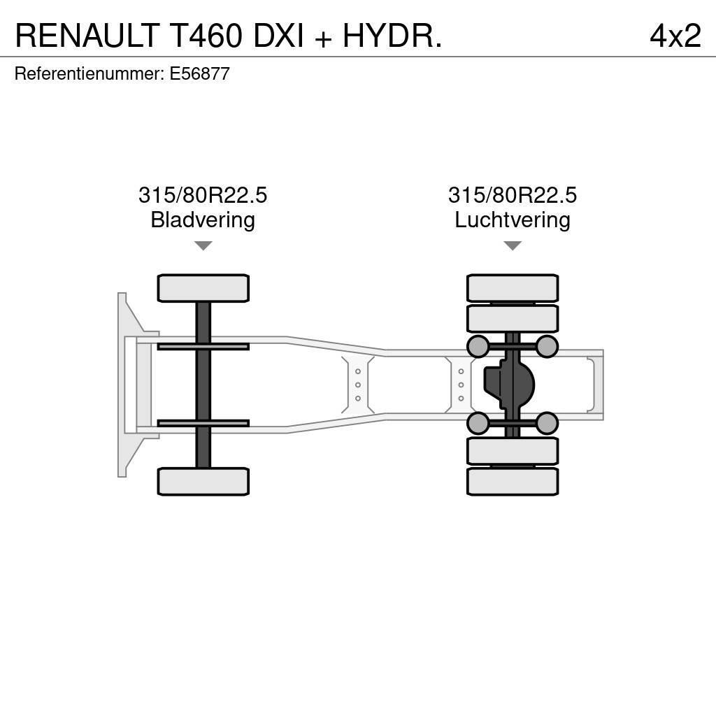 Renault T460 DXI + HYDR. Ciągniki siodłowe