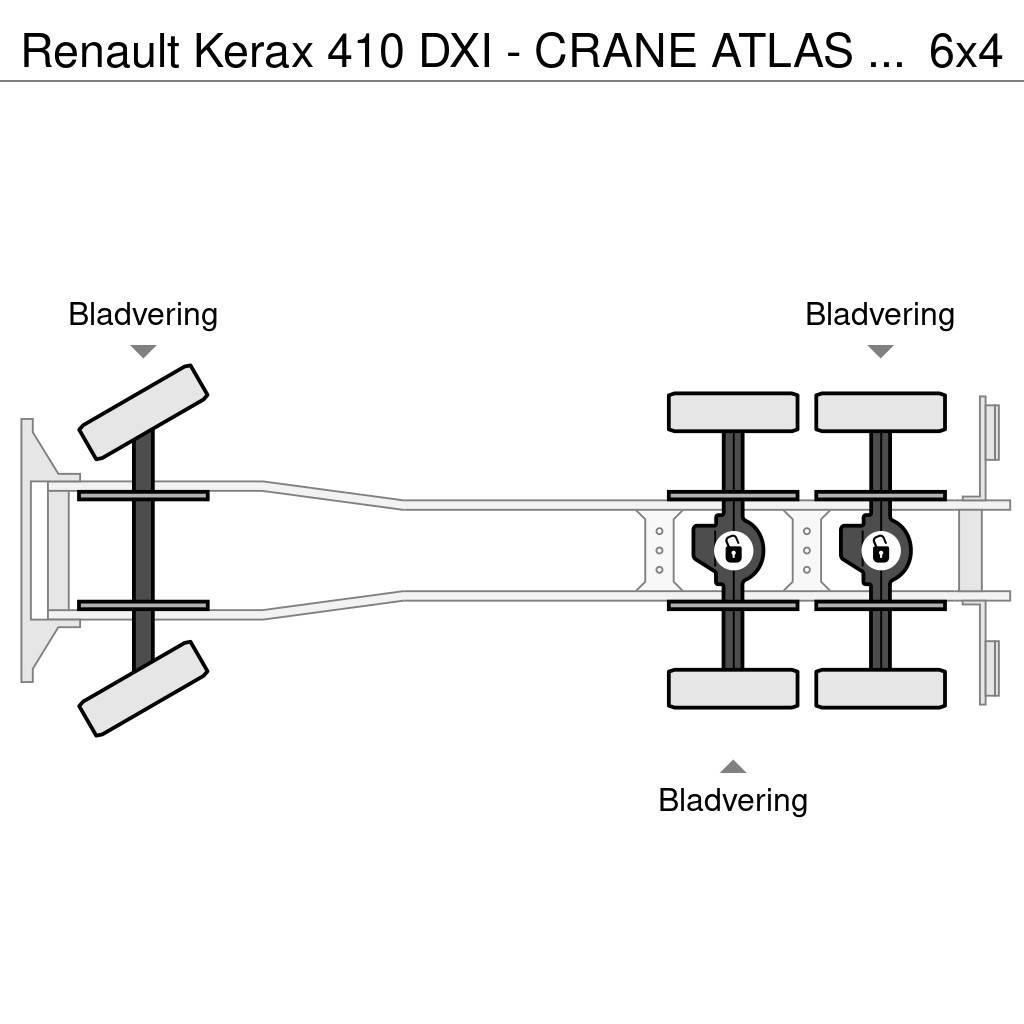 Renault Kerax 410 DXI - CRANE ATLAS 16T/M - 2 WAY TIPPER 6 Wywrotki
