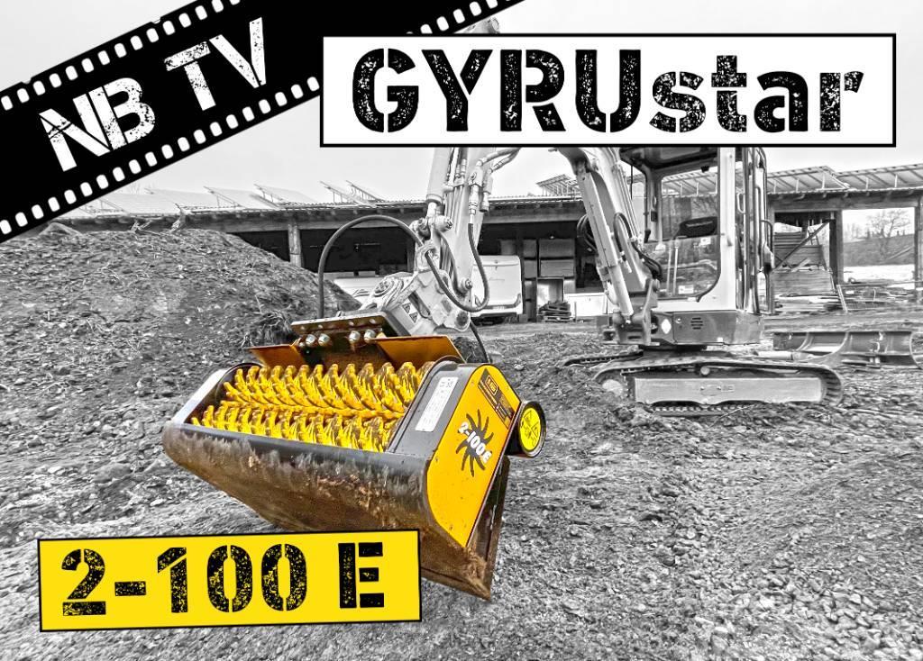 Gyru-Star 2-100E | Schaufelseparator für Minibagger Łyżki przesiewowe