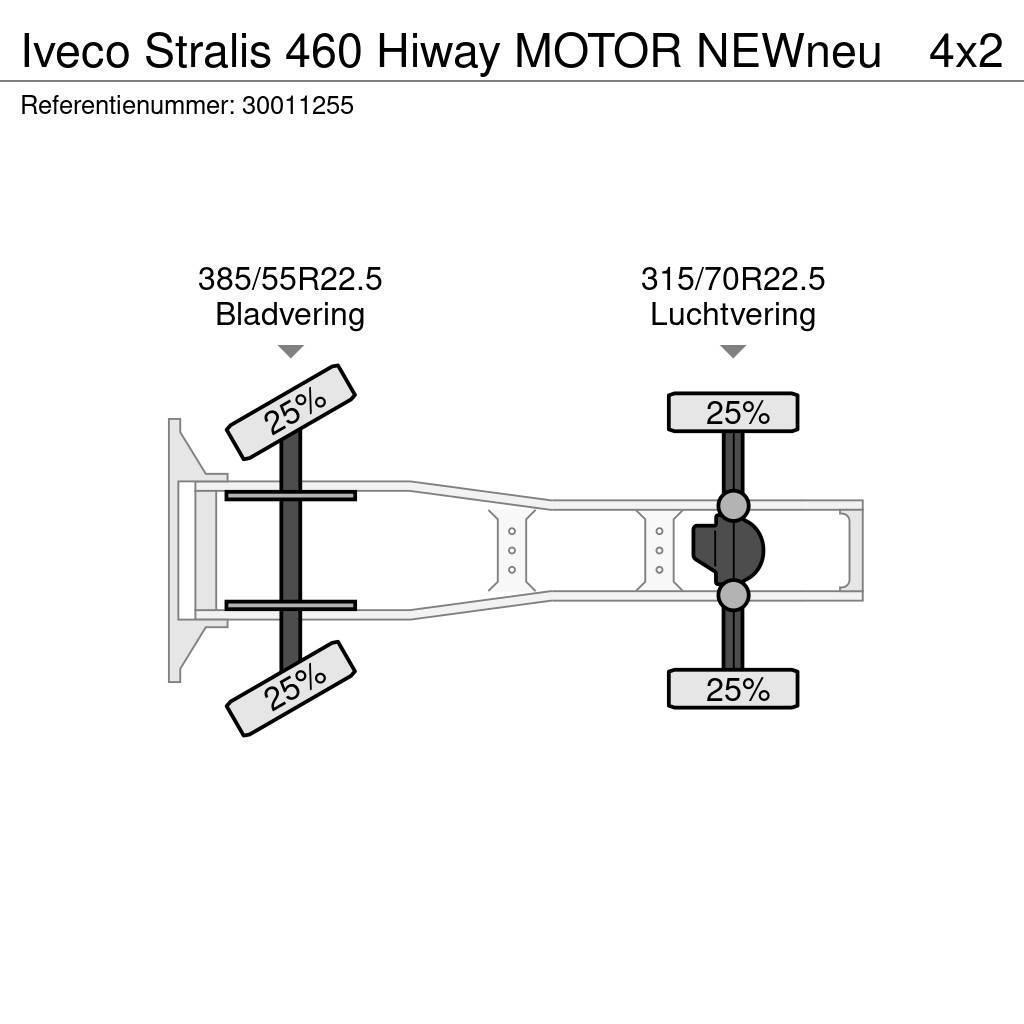 Iveco Stralis 460 Hiway MOTOR NEWneu Ciągniki siodłowe