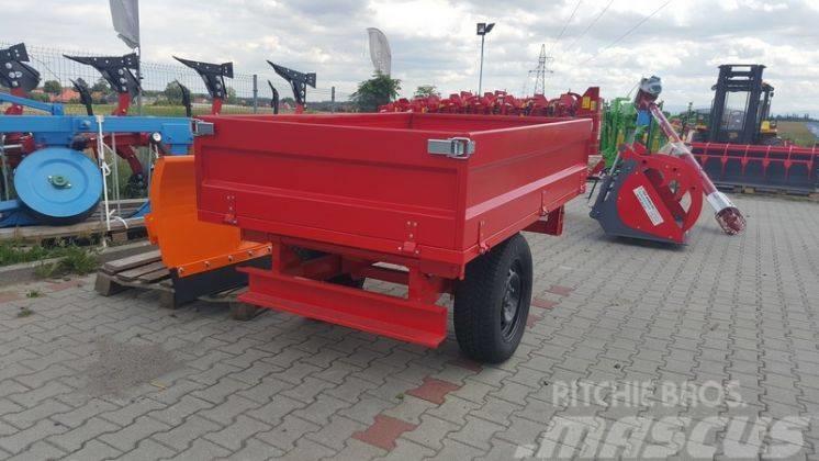 Top-Agro 3 sides tipping trailer, 1 axle, perfect price! Wywrotki rolnicze