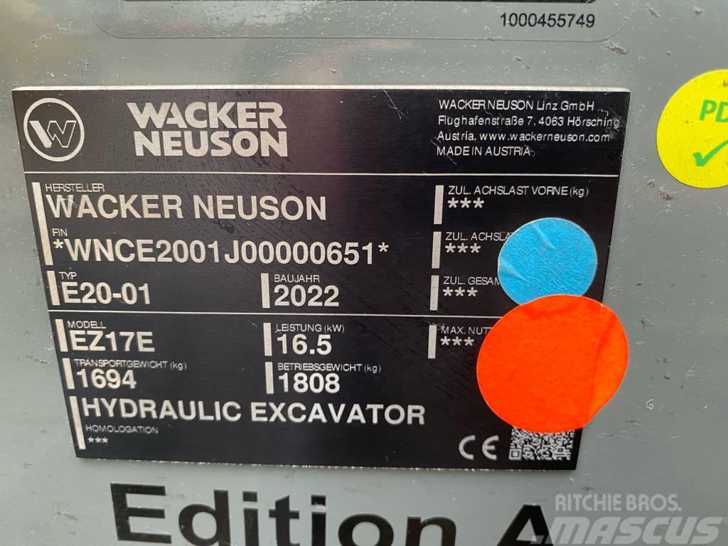 Wacker Neuson EZ17e Koparki gąsienicowe