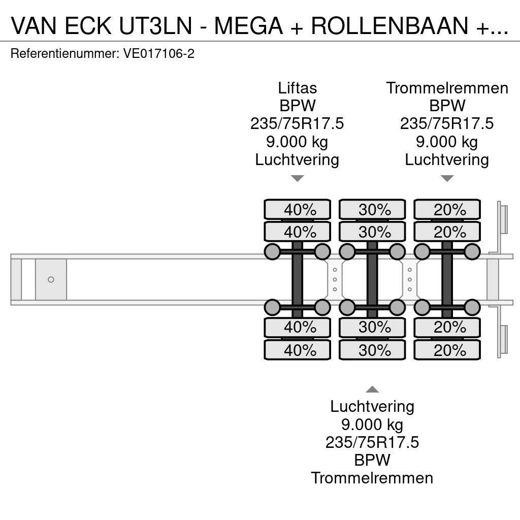 Van Eck UT3LN - MEGA + ROLLENBAAN + THERMOKING SL-200E Naczepy chłodnie
