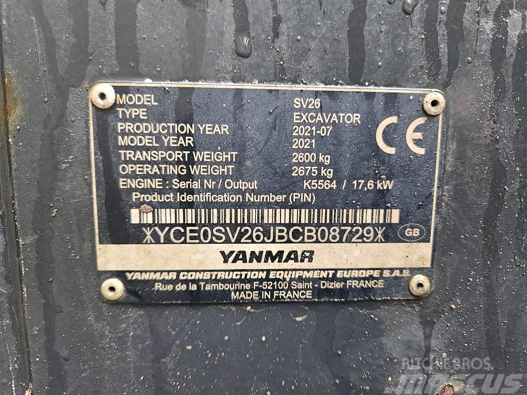 Yanmar SV 26 Minikoparki